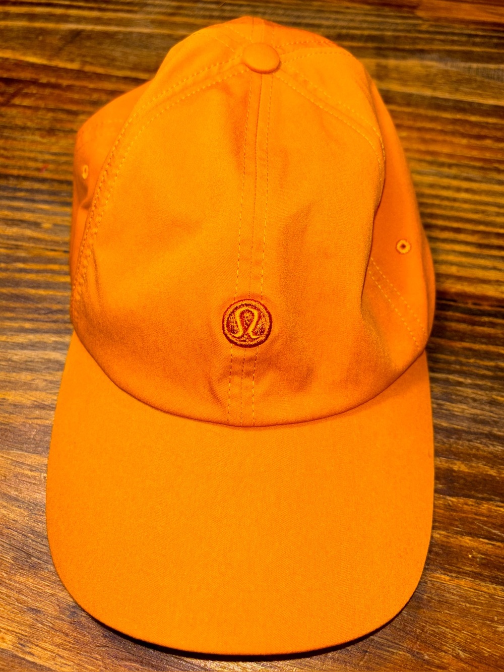 Lululemon Baller Hat Soft Orange Adjustable Baseball Cap